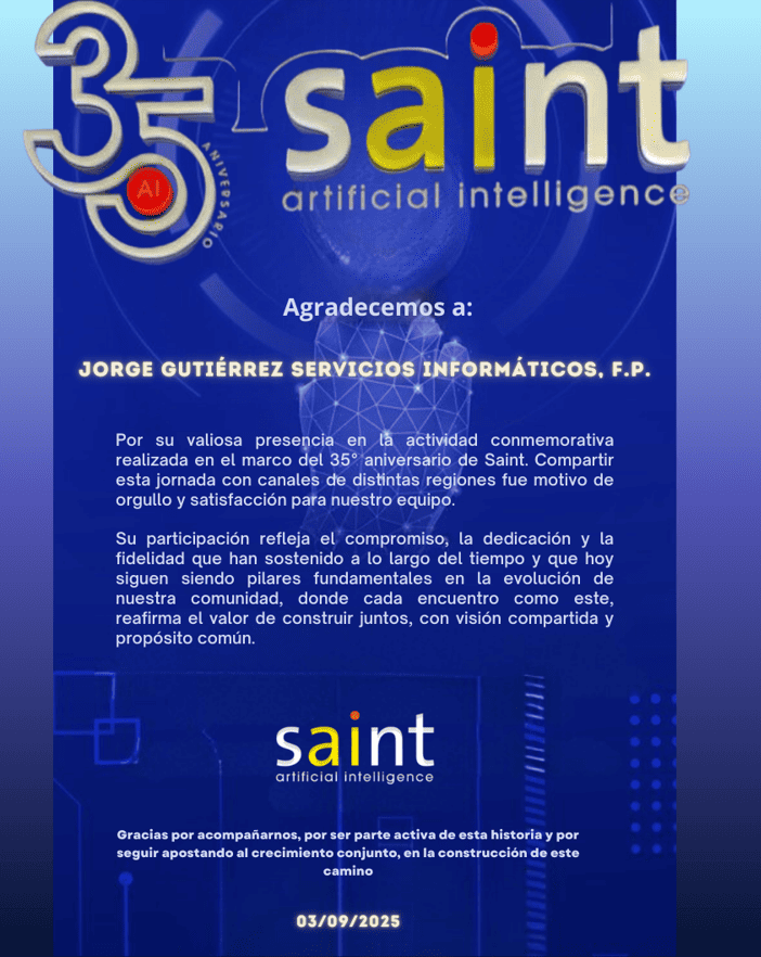 Marcas: Saint Annual Soft, Microsoft, Oracle, VMware